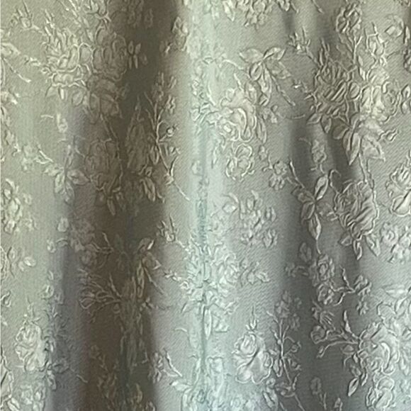 Kari’s Korner Powder Blue Dress size 16 women’s Floral layered short sleeve - Picture 3 of 4